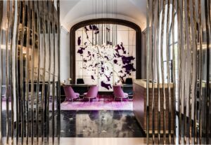 Raffles Europejski Warsaw Lobby Front Desk
